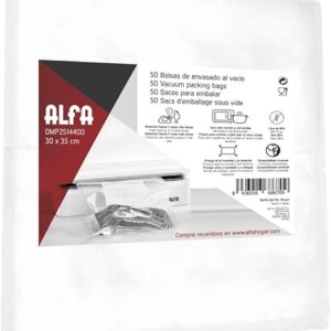 BOLSA ENVASADORA ALFA OMP25144 BOLSAS-30X35-50UNI