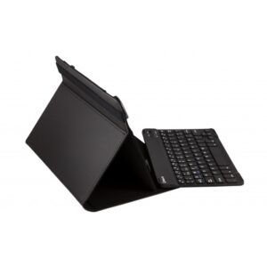 FUNDA Y TECLADO BT SILVER HT UNIVERSAL 9-11 NEGRA