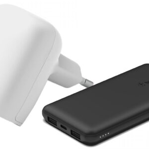 POWERBANK BELKIN 10K + CARGADOR USB C DE 20W