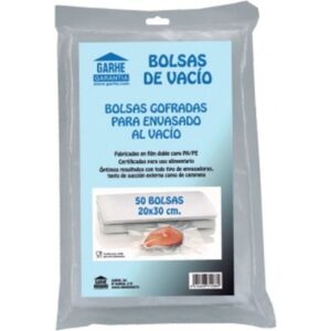 BOLSA ENVASADORA GARHE 31286 50U MALLA 20X40CM