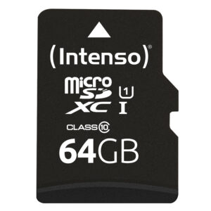 TARJ. MEM. INTENSO MICRO SD  64 GB CON ADAPTADOR