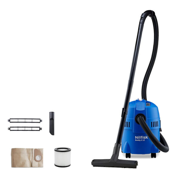 ASPI. TRINEO NILFISK BUDDY II 12L 1200W SOL. Y LIQ