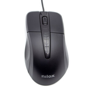 RATON NILOX USB ERGONOMICO 1000 DPI NEGRO