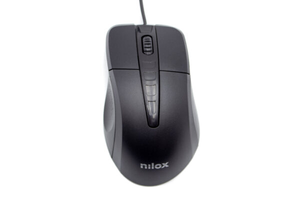RATON NILOX USB ERGONOMICO 1000 DPI NEGRO RATON NILOX USB ERGONOMICO 1000 DPI NEGRO