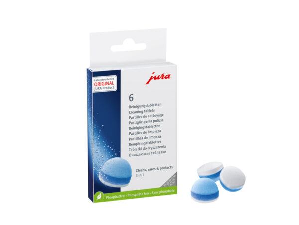 ACC. JURA PASTILLAS LIMPIEZA 3 FASES 6UD 24225
