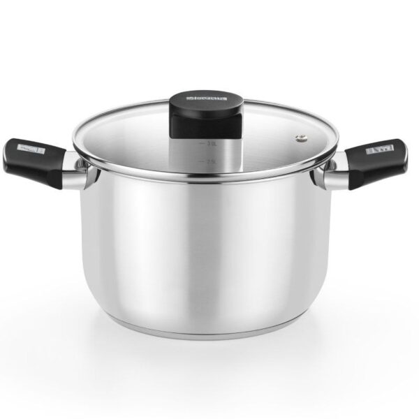 OLLA MONIX 30CM ELITE CON TAPA VIDRIO