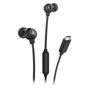 AURICULARES MOTOROLA EARBUDS 3C-S USB C NEGRO
