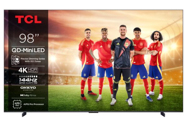 TV TCL 98 98C6K UHD MINILED GOOGLETV 144HZ ONKYO