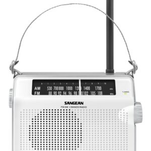 RADIO PORTATIL SANGEAN PR-D6 BLANCO FM/AM