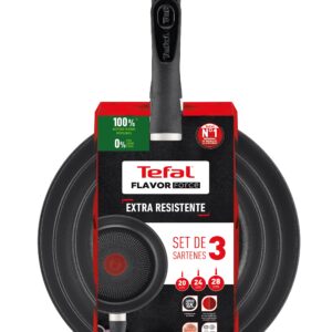LOTE SARTENES TEFAL FLAVOR FORCE 20-24-28CM X2TIT