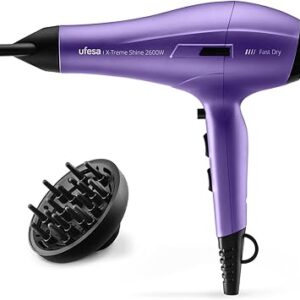 SECADOR UFESA X-TREME SHINE AC 2600W DIF ARGAN ION