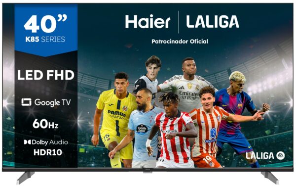 TV HAIER 40 H40K85EFX FHD GOOGLETV DOLBY AUDIO TV HAIER 40 H40K85EFX FHD GOOGLETV DOLBY AUDIO