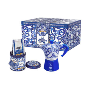 CAFET. ITALIANA BIALETTI SET REGALO D.& G. 3T AZUL