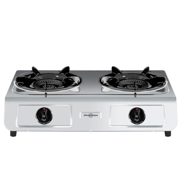 HORNILLO VITROKITCHEN 275IB INOX 2F GAS TERMOPAR