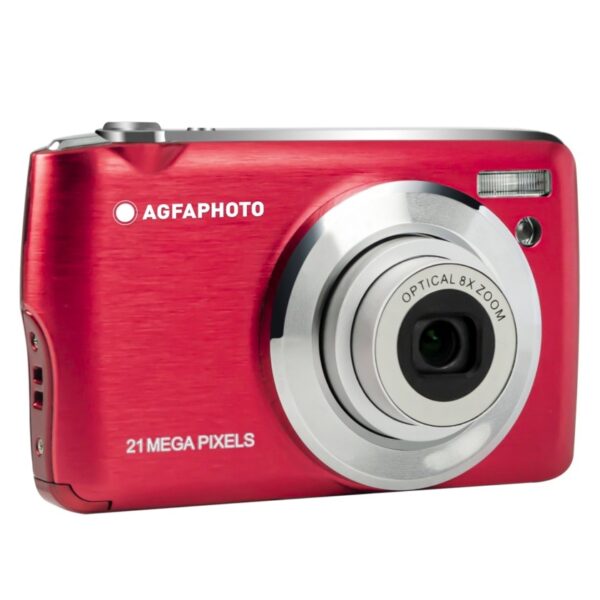 CAMARA AGFA CAMARA DC8200 RED 21MP SD+FUNDA