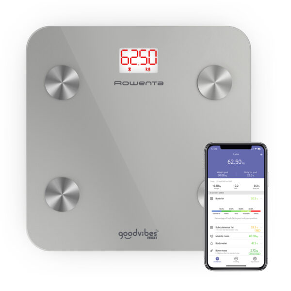 BASCULA ROWENTA BR9600 CONECTADA APP 10 MEDICIONES