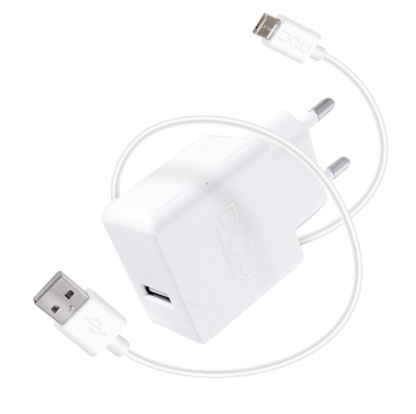 CARGADOR DCU 1XUSB A + CABLE MICRO USB 1M CARGADOR DCU 1XUSB A + CABLE MICRO USB 1M