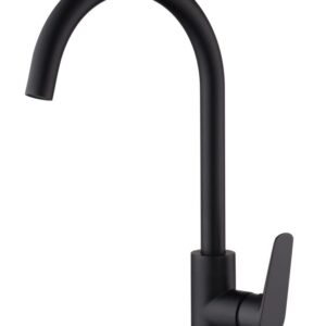 GRIFO COCINA IMEX GCZ044NG BELGICA NEGRO MATE