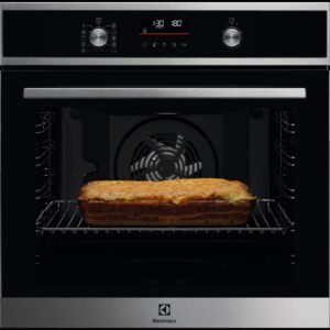 HORNO ELECTROLUX EOF6P46VX0 72L PIRO INOX/NEGRO