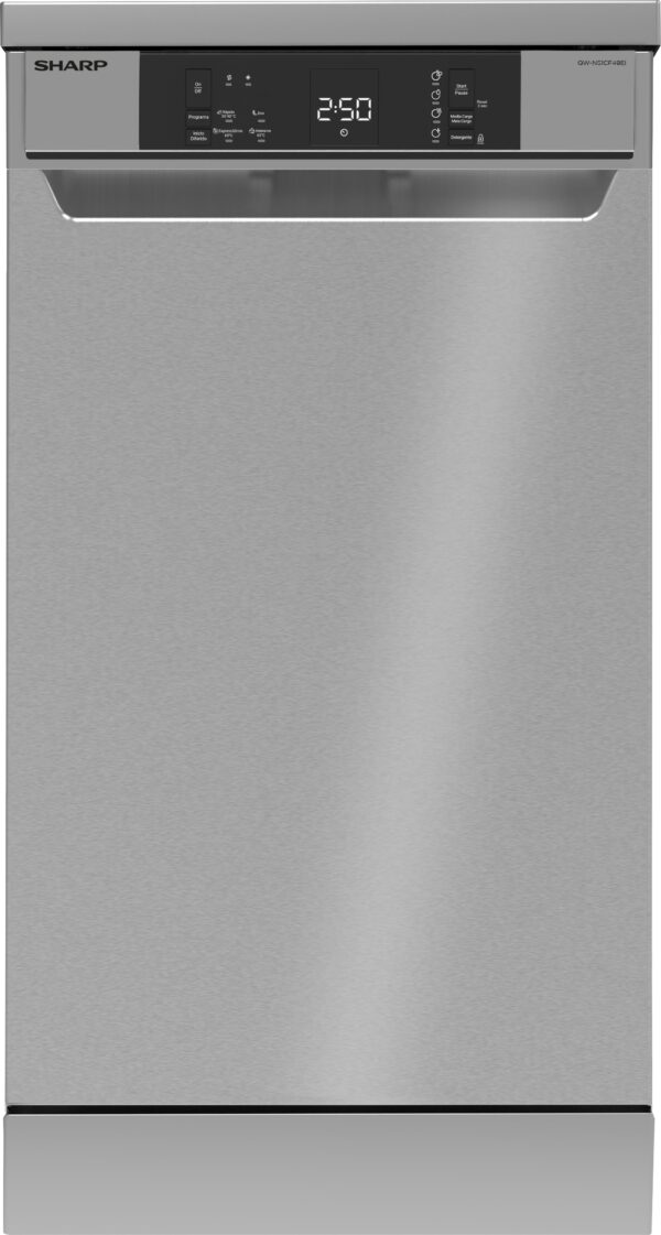 LVJ. SHARP QWNS1CF49EI 45CM INOX E LVJ. SHARP QWNS1CF49EI 45CM INOX E