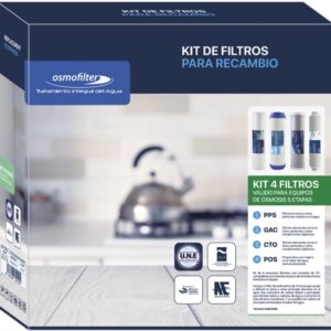 RECAMBIO MIDEA OSMOFILTER (KIT002) 4 FILTROS