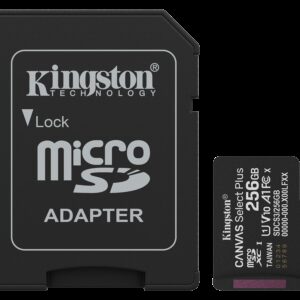 TARJ. MEM. KINGSTON MICRO SD 256GB ADAPTA SDCS3