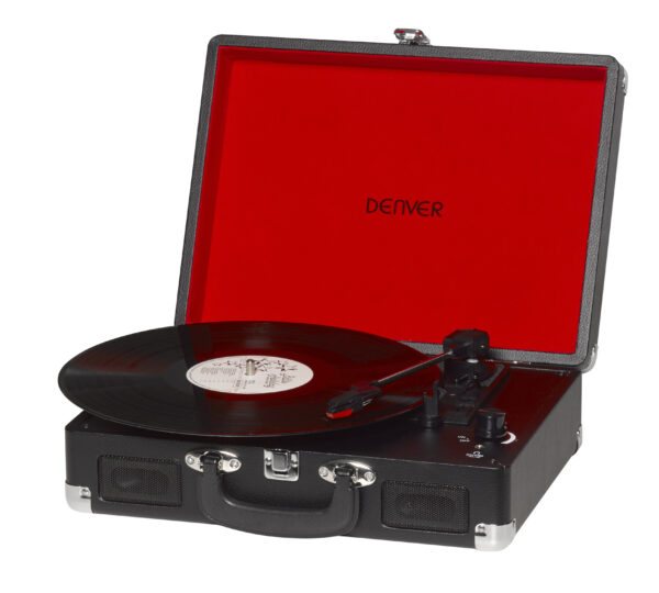 TOCADISCOS DENVER VPL-120 NEGRO MALETIN ALTAVOCES TOCADISCOS DENVER VPL-120 NEGRO MALETIN ALTAVOCES