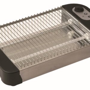 TOST. COMELEC TP7012 PLANO INOX/NEGRO 600W