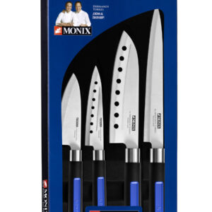 CUCHILLO MONIX JAPONES SOLIC. INOX SET DE 4