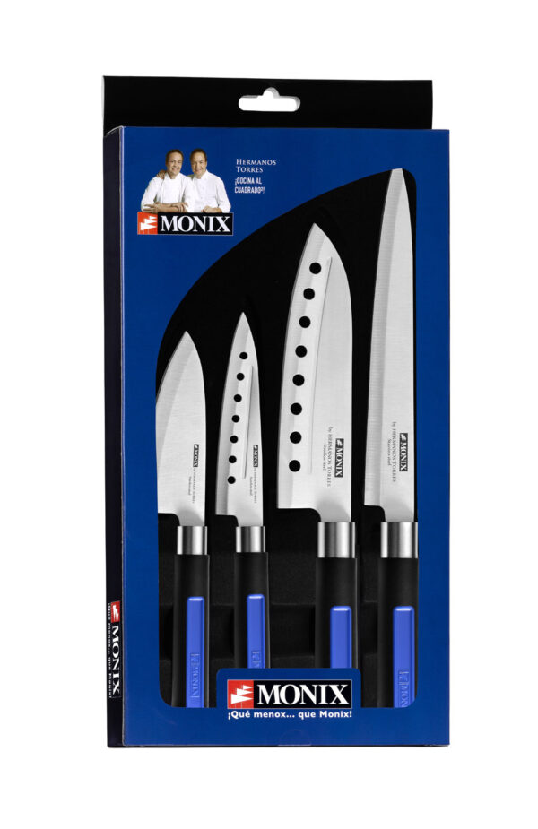 CUCHILLO MONIX JAPONES SOLIC. INOX SET DE 4