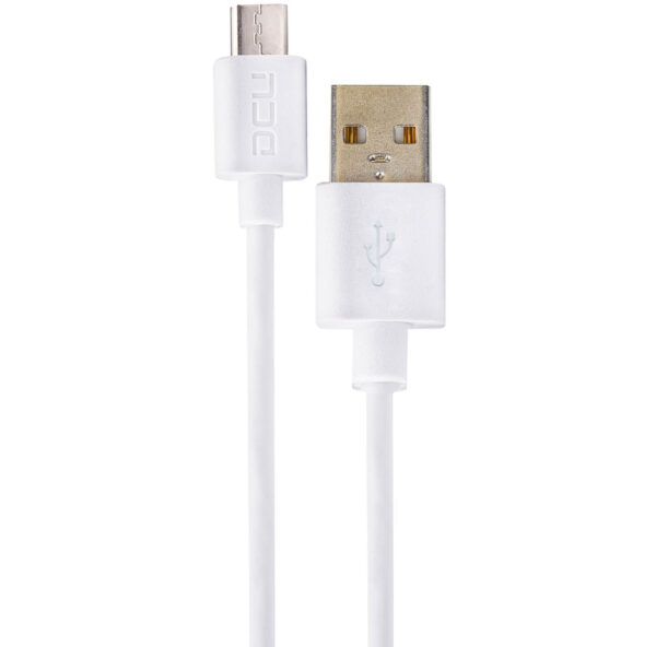 CABLE DCU MICRO USB a USB A 1M BLANCO