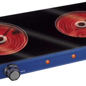 HORNILLO JATA V142 2F VITRO PERF.AZUL 2400W 16