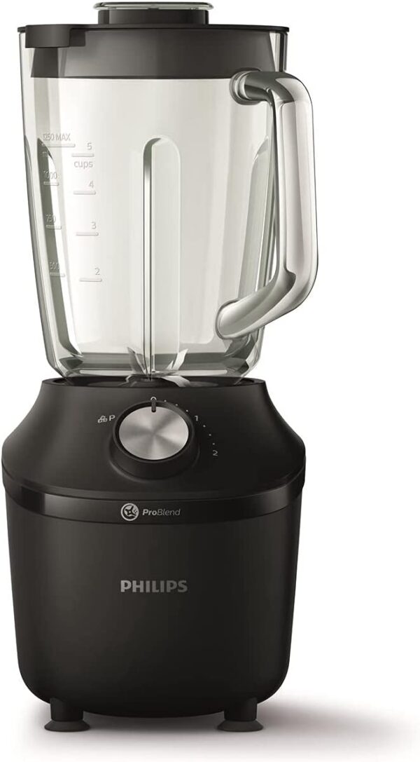 BATID. VASO PHILIPS HR2291/01 600W 2L V/C NEGRA BATID. VASO PHILIPS HR2291/01 600W 2L V/C NEGRA