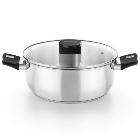CACEROLA MONIX 18CM ELITE CON TAPA VIDRIO CACEROLA MONIX 18CM ELITE CON TAPA VIDRIO