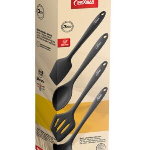 UTENSILIOS COCINA INOXIBAR 35391 SET 4 SILCNA NGRO