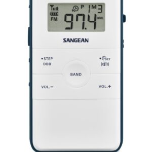 RADIO BOLSILLO SANGEAN DT-140 BLANCO/AZUL FM/AM