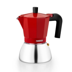 CAFET. ITALIANA MONIX INDUCTION INOX RED 6T