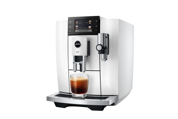CAFET. JURA E8 PIANO WHITE SUPERAUTOMATICA 15747