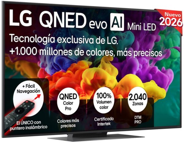 TV LG 55 55QNED86B6B UHD QNED EVO MINILED A8 144H