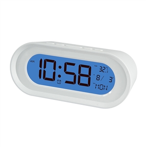 RELOJ/DESPERTADOR ELBE RD701 BLANCO DISPLAY