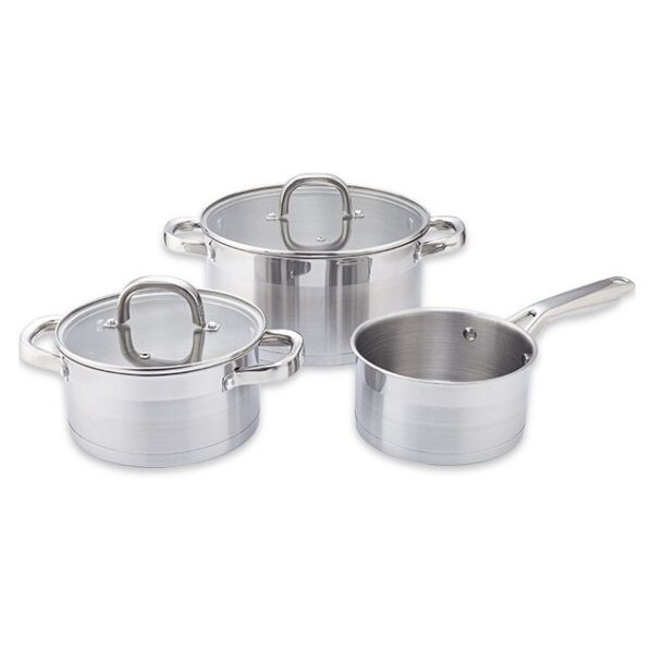 BATERIA COCINA CASTEY 5PZ ESSENTIALS INOX BATERIA COCINA CASTEY 5PZ ESSENTIALS INOX