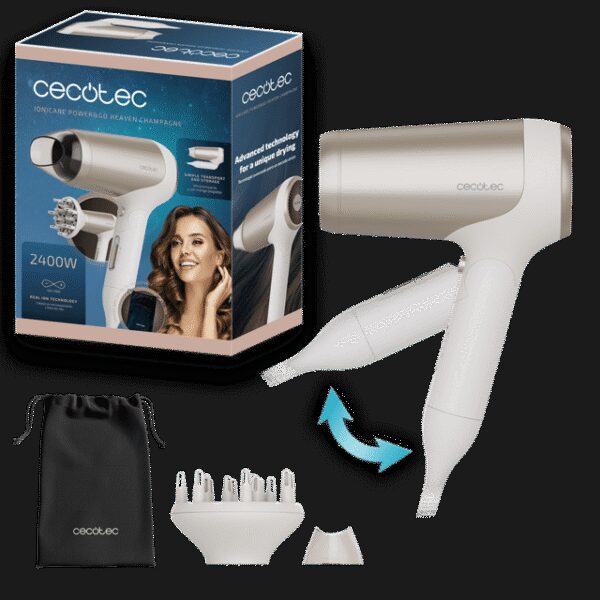 SECADOR CECOTEC HEAVEN CHAMPAGNE 2400W 101442 SECADOR CECOTEC HEAVEN CHAMPAGNE 2400W 101442
