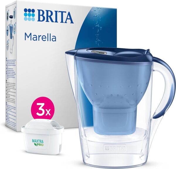 JARRA BRITA MARELLA AZUL 3 FILTROS MAXTRA PRO