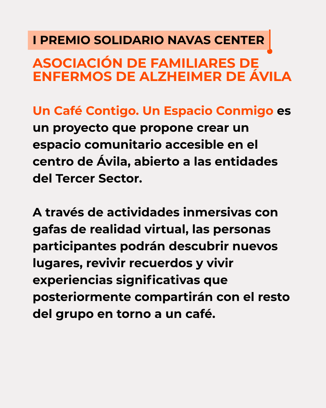 Descripción del proyecto Alzheimer Ávila