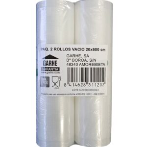 BOLSA ENVASADORA GARHE 31120 2 ROLLOS GOF 20X600CM
