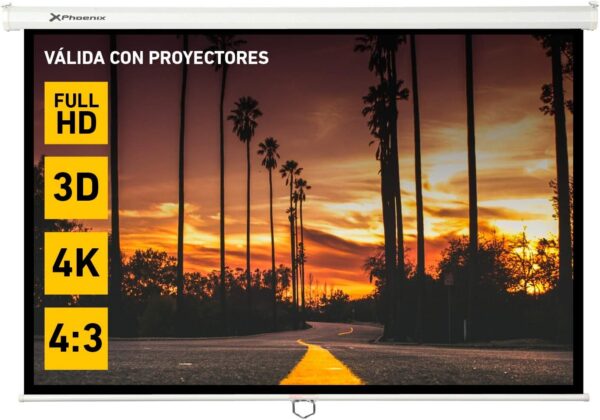 PANTALLA PROYECTOR PHOENIX PH200 100 PLEGABLE PANTALLA PROYECTOR PHOENIX PH200 100 PLEGABLE