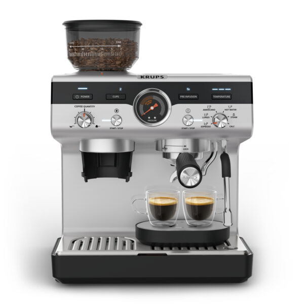 CAFET. KRUPS XP801T10 EXPRESSO MOLINILLO 15B INOX CAFET. KRUPS XP801T10 EXPRESSO MOLINILLO 15B INOX
