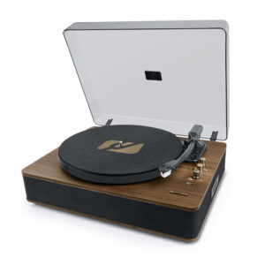 GIRADISCOS ESTEREO MUSE MT-106BT MADERA