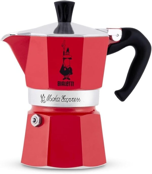 CAFET. ITALIANA BIALETTI MOKA EXPRESS RED 6T CAFET. ITALIANA BIALETTI MOKA EXPRESS RED 6T