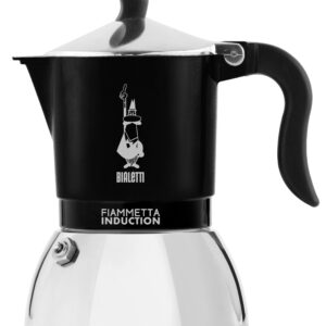 CAFET. ITALIANA BIALETTI FIAMMETTA INDUCT BLACK 2T